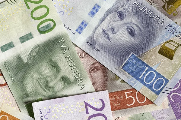 Moneda sueca de cerca Fotos De Stock