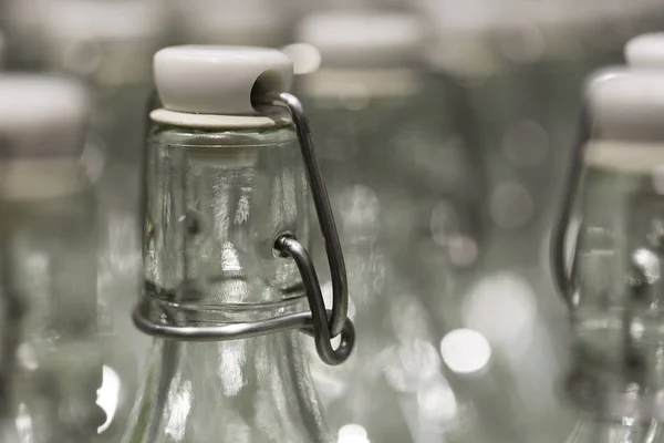 Botella de vidrio con Flip Cork — Foto de Stock