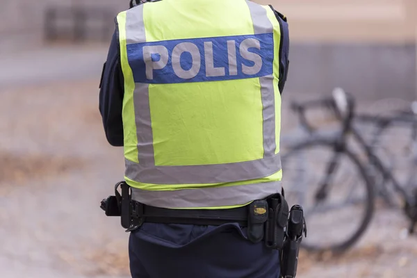 Шведський офіцер поліції — стокове фото