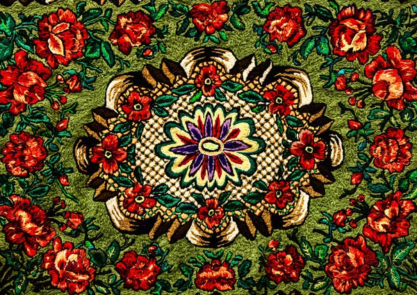Folclore rumano adornos patrón sin costura. Bordado tradicional rumano. Diseño de textura étnica. Diseño de alfombra tradicional. Adornos de alfombras. Diseño de alfombra rústica . — Foto de Stock