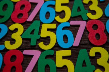 Sayıların arka plan. Sıfırdan dokuza. Numaraları ile arka plan. Numaraları doku.