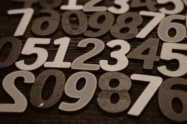 Sayıların arka plan. Sıfırdan dokuza. Numaraları ile arka plan. Numaraları doku.