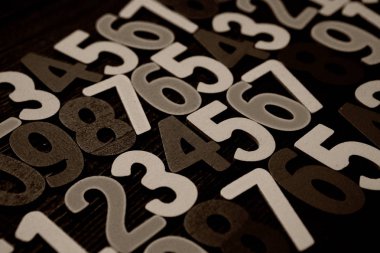 Sayıların arka plan. Sıfırdan dokuza. Numaraları ile arka plan. Numaraları doku.