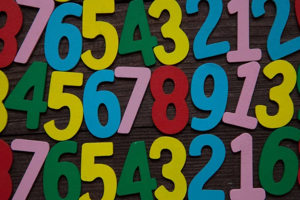 Background of numbers. from zero to nine. Background with numbers. Numbers texture. — Stock Photo, Image