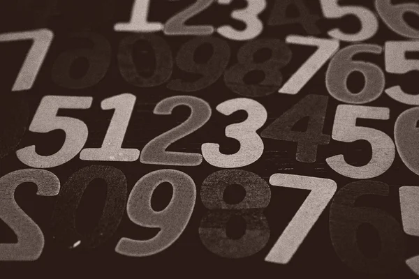 Contexto dos números. de zero a nove. Contexto com números. Textura dos números . — Fotografia de Stock