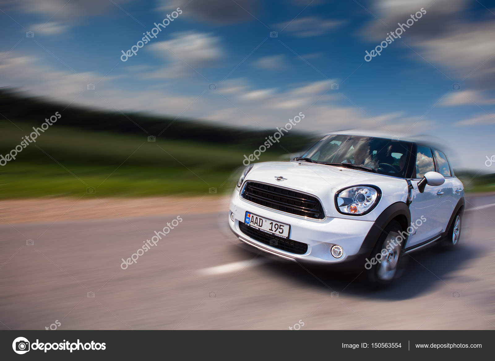Кишинев, Молдова. 14 Июля 2016 Года: Клубный Фестиваль Mini Cooper.