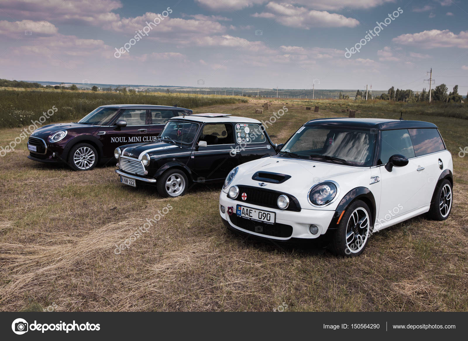 Chisinau Moldova July 14 2016 Mini Cooper Club Festival In