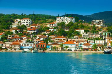 Island skiathos Yunanistan. Lüks Adası-Skiathos.Greece Adası. Cennet plaj