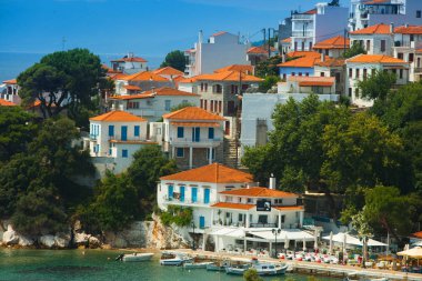 Island skiathos Yunanistan. Lüks Adası-Skiathos.Greece Adası. Cennet plaj