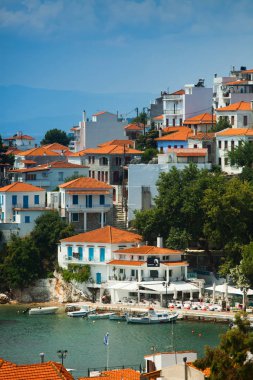Island skiathos Yunanistan. Lüks Adası-Skiathos.Greece Adası. Cennet plaj