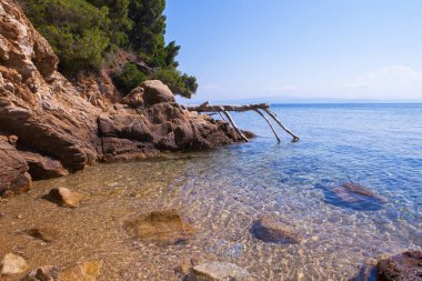 Island skiathos Yunanistan. Lüks Adası-Skiathos.Greece Adası. Cennet plaj