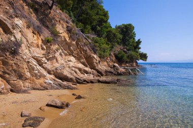 Island skiathos Yunanistan. Lüks Adası-Skiathos.Greece Adası. Cennet plaj