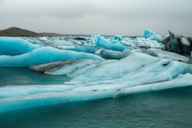 İzlanda manzara. Harika İzlanda doğa manzara. Güzel doğa.