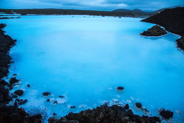 푸른 석호 아이슬란드 — 스톡 사진