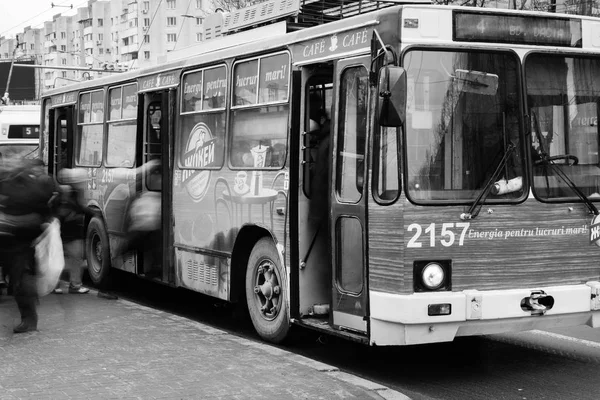 Rua Depois Chuva Chisinau Capital República Moldávia Arquitetura Edifícios Avenida — Fotografia de Stock