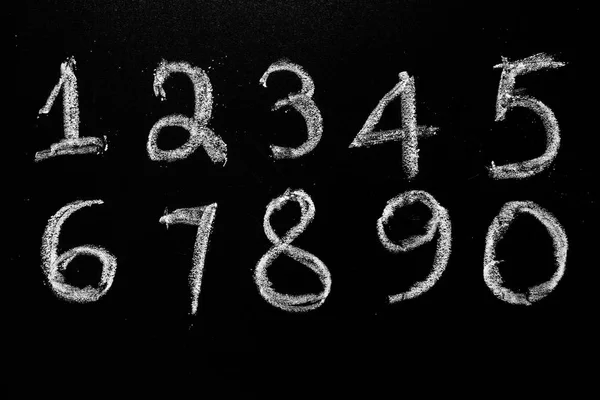 Background Numbers Zero Nine Background Numbers Numbers Texture — Stock Photo, Image