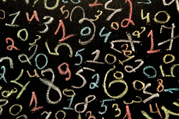 Background Numbers Zero Nine Background Numbers Numbers Texture — Stock Photo, Image