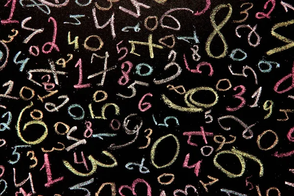 Background Numbers Zero Nine Background Numbers Numbers Texture — Stock Photo, Image