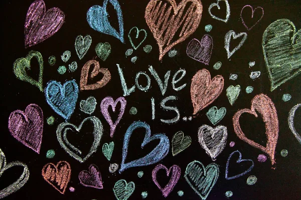 Valentinky Den Valentinky Den Blahopřání Srdce Dřevěné Pozadí Srdce Lásky — Stock fotografie