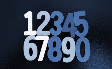 Sayıların arka plan. Sıfırdan dokuza. Numaraları ile arka plan. Numaraları doku.