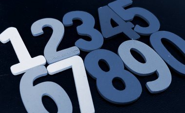 Sayıların arka plan. Sıfırdan dokuza. Numaraları ile arka plan. Numaraları doku.
