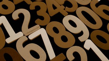 Sayıların arka plan. Sıfırdan dokuza. Numaraları ile arka plan. Numaraları doku.