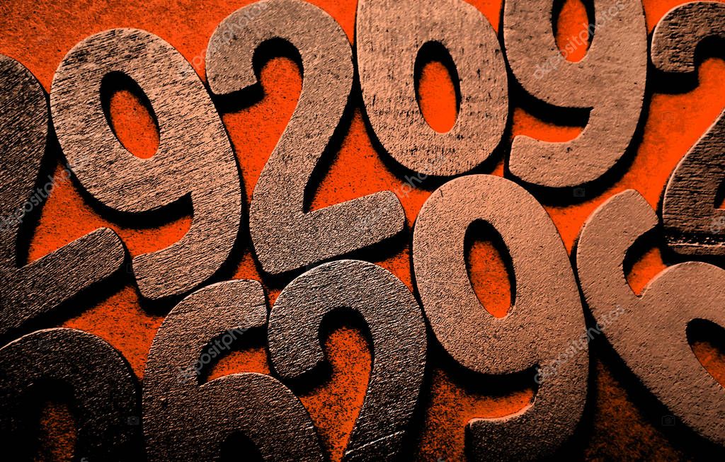 Background of numbers. from zero to nine. Background with numbers. Numbers texture.