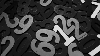 Sayıların arka plan. Sıfırdan dokuza. Numaraları ile arka plan. Numaraları doku