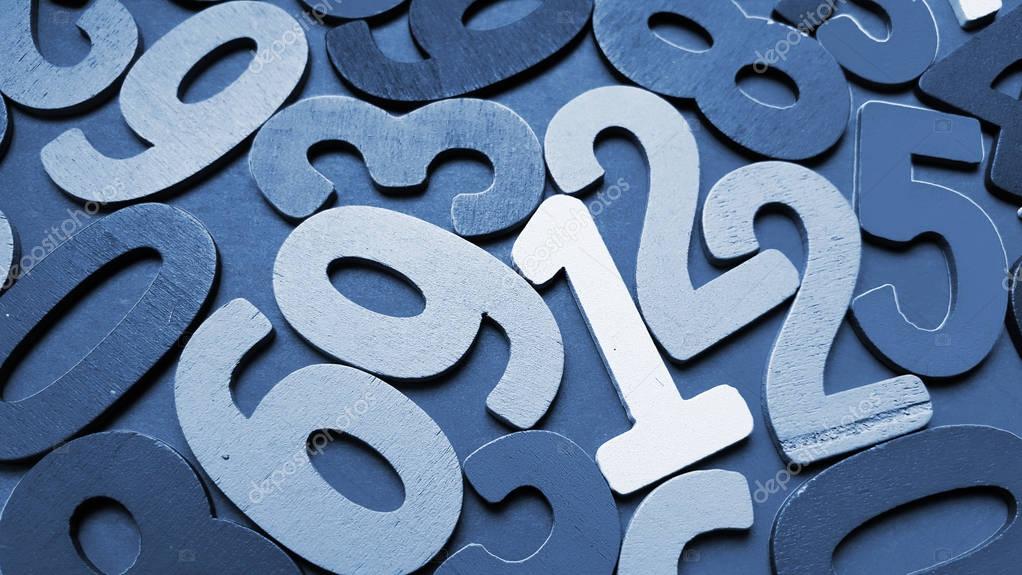 Background of numbers. from zero to nine. Background with numbers. Numbers texture