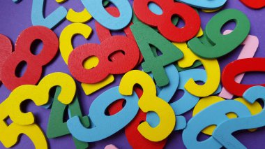 Sayıların arka plan. Sıfırdan dokuza. Numaraları ile arka plan. Numaraları doku