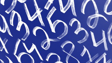 Sayıların arka plan. Sıfırdan dokuza. Numaraları ile arka plan. Numaraları doku