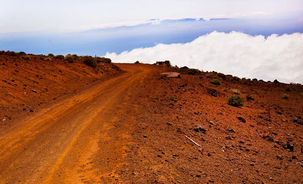 Mooie Bergweg Tenerife Concept Van Reizen Van Weg Auto Reizen — Stockfoto