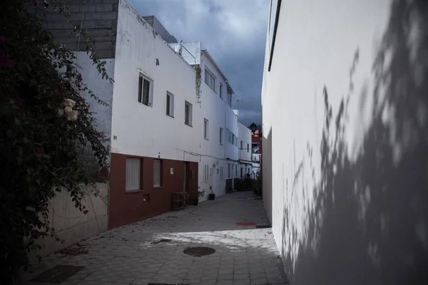 Bela Aldeia Montanhosa San Andres Tenerife Edifícios Multicoloridos Nas Ilhas — Fotografia de Stock