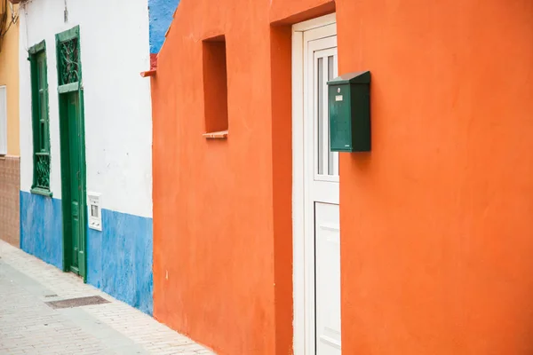Hermoso Pueblo Montaña San Andrés Tenerife Edificios Multicolores Canarias — Foto de Stock