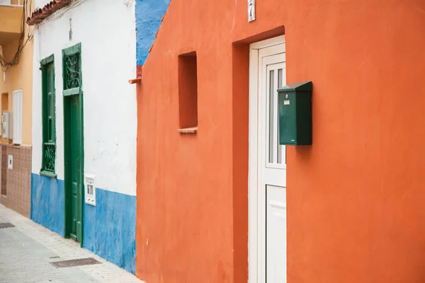 Hermoso Pueblo Montaña San Andrés Tenerife Edificios Multicolores Canarias — Foto de Stock