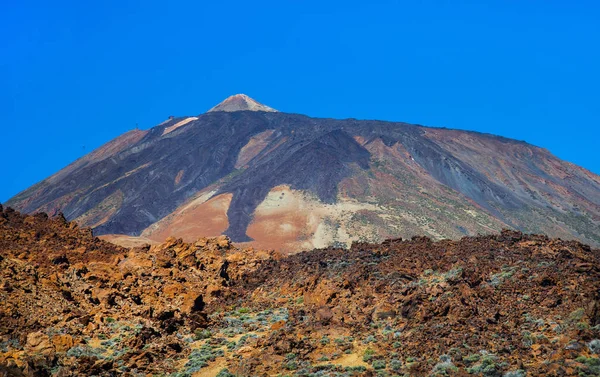 Teide 테네리페 카나리아 스페인에서 국립공원의 칼데라의 풍경에서 — 스톡 사진