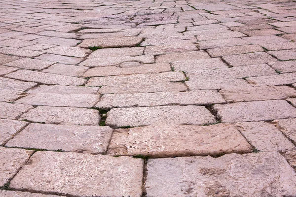 Ρωμαϊκά Ερείπια Στην Πόλη Jerash Της Ιορδανίας Ερείπια Του Περιτειχισμένου — Φωτογραφία Αρχείου