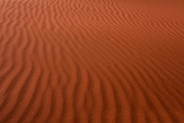 Wadi Rum Woestijn Jordanië Zonsondergang Panorama Van Prachtig Zandpatroon Duin — Stockfoto