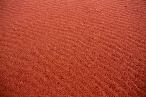 Deserto Wadi Rum Jordânia Pôr Sol Panorama Belo Padrão Areia — Fotografia de Stock