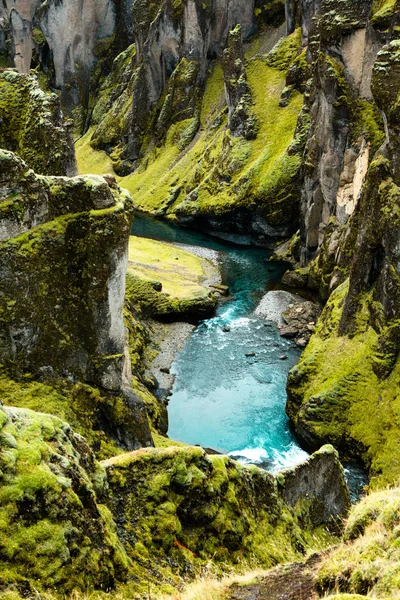 Nature Automnale Colorée Voyage Islande Beau Paysage Islandais Avec Montagnes — Photo