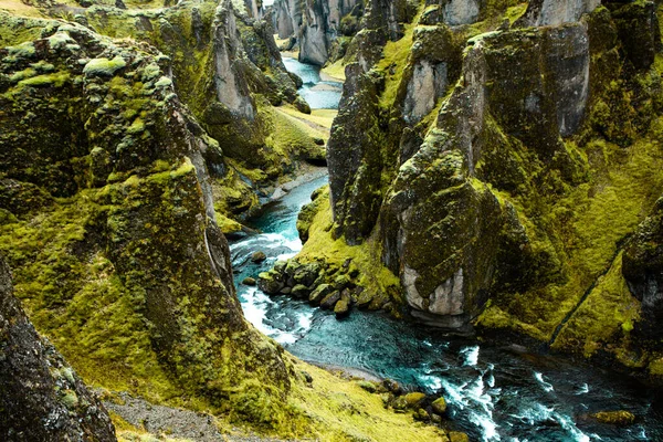 Colorful Autumn Nature Travel Iceland Beautiful Icelandic Landscape Mountains Sky — Stockfoto