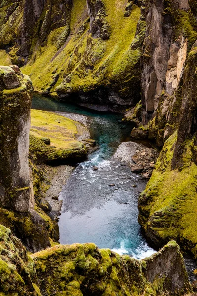 Colorful Autumn Nature Travel Iceland Beautiful Icelandic Landscape Mountains Sky — Stockfoto