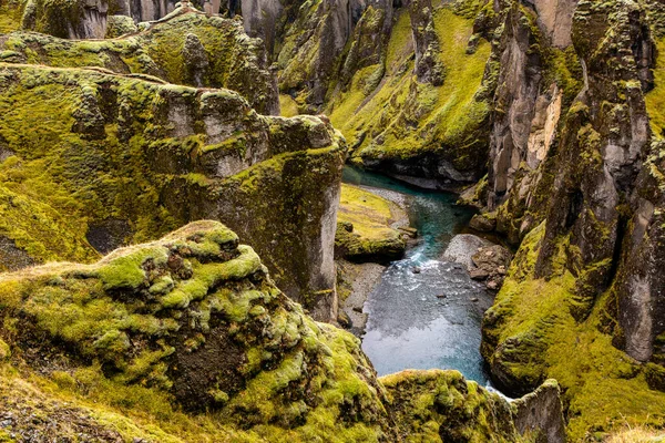 Colorful Autumn Nature Travel Iceland Beautiful Icelandic Landscape Mountains Sky — Stockfoto