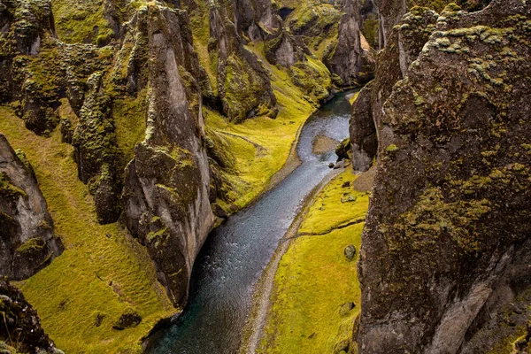 Natureza Outono Colorido Viaje Islândia Bela Paisagem Islandesa Com Montanhas — Fotografia de Stock