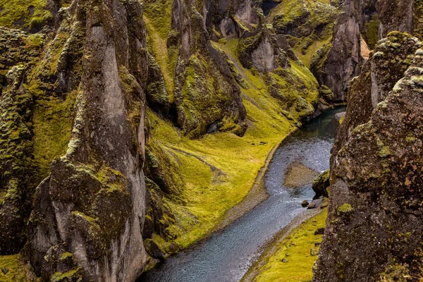 Natureza Outono Colorido Viaje Islândia Bela Paisagem Islandesa Com Montanhas — Fotografia de Stock