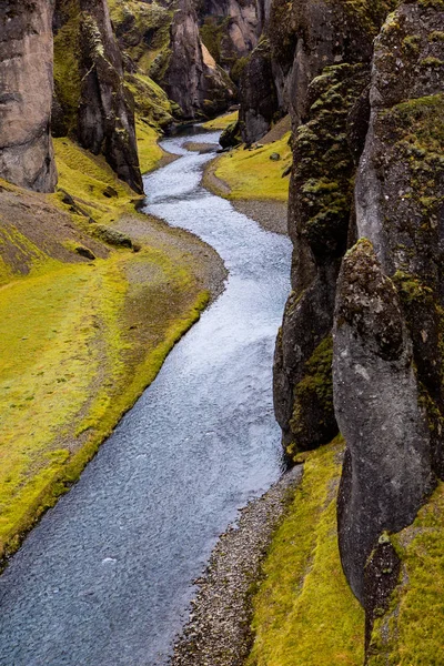 Colorida Naturaleza Otoñal Viajar Islandia Hermoso Paisaje Islandés Con Montañas — Foto de Stock