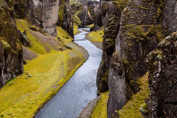 Colorful Autumn Nature Travel Iceland Beautiful Icelandic Landscape Mountains Sky — ストック写真