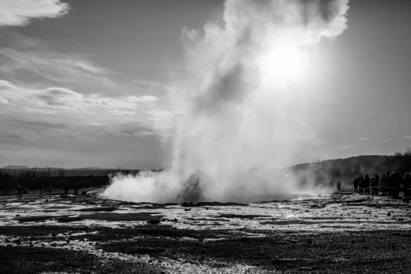 Fantastic Views Landscape Iceland Picturesque Sunset Landscapes — Stock Photo, Image