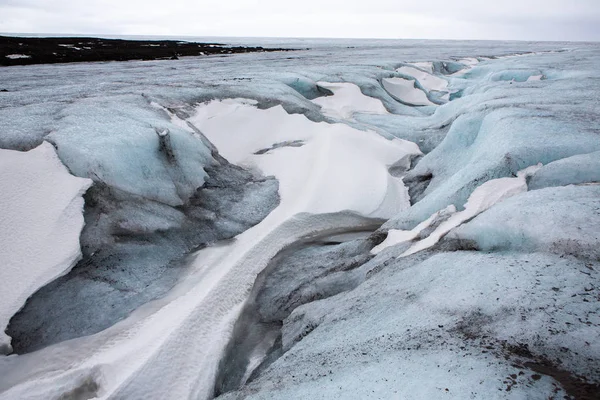 Geleiras Islândia Famosa Lagoa Glaciar Belo Quadro Paisagem Fria Baía — Fotografia de Stock