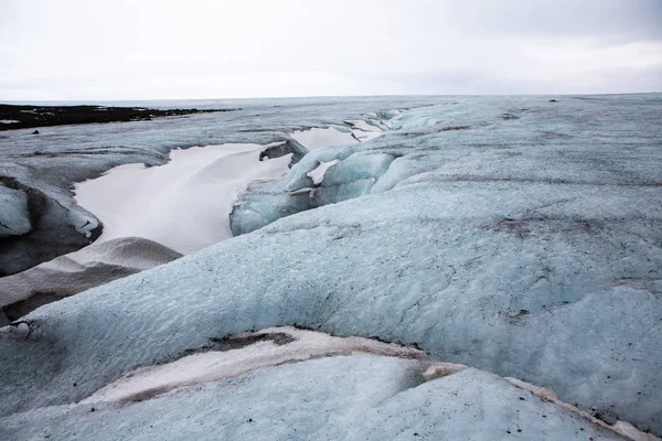 Παγετώνες Της Ισλανδίας Στο Διάσημη Λιμνοθάλασσα Του Παγετώνα Όμορφο Τοπίο — Φωτογραφία Αρχείου